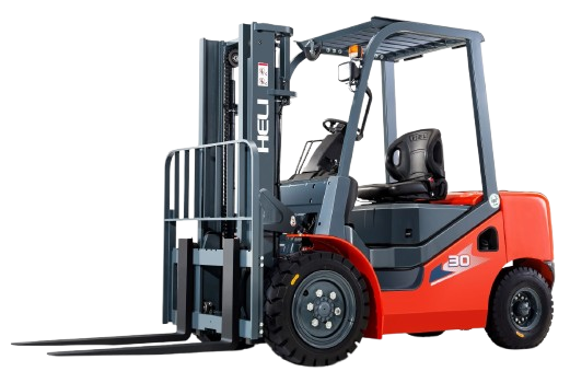red Forklift image LPG engine Counterbalance 