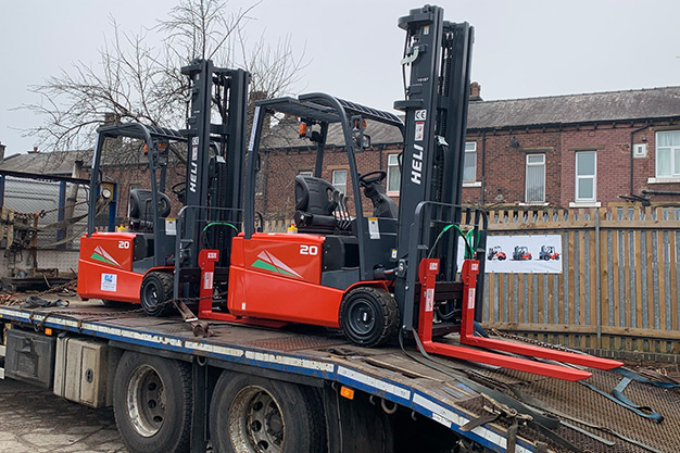 export forklift red